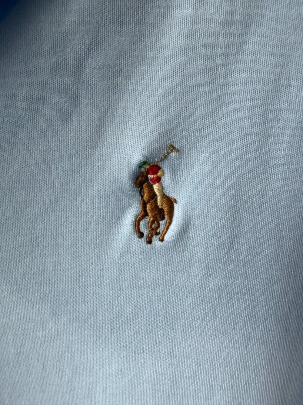 Polo Ralph Lauren Men’s Classic Fit Polo Shirt Light Blue Pony Logo Size Large